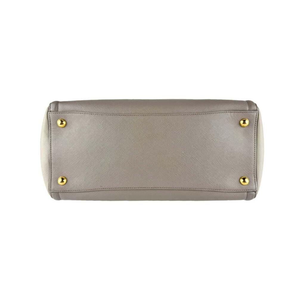 PRADA Gray Leather Shoulder Bag - Picture 4 of 13